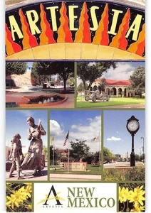ARTESIA Eddy County, New Mexico 2005 4x6 Continental Chrome Vintage Postcard - Picture 1 of 2