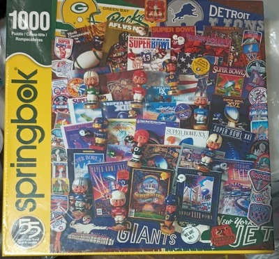 Springbok Jigsaw Puzzle 1000 Piece Football Fantasy NEW Sealed - Image 1 of 4