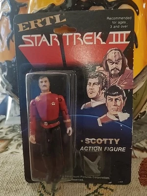 ERTL Star Trek III 1984 "SCOTTY" Action Figure New Sealed - Image 1 of 4