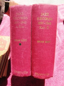 Brian Rust JAZZ RECORDS 1897-1942 Discography Vol 1&2 1st Ed 1969 Ragtime  - Picture 1 of 12
