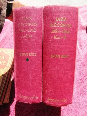 Brian Rust JAZZ RECORDS 1897-1942 Discography Vol 1&2 1st Ed 1969 Ragtime  - Image 1 of 4