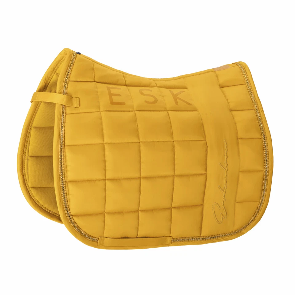 Sillín Eskadron BIGSQUARE BRILLANTE CRISTAL tela vintage dorado clásico deportivo HW 21 Foto 1 de 1