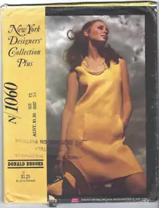 McCall's Designer Sewing Pattern 1060, Donald Brooks Vintage Dress, Size 12 Rare - Bild 1 von 2