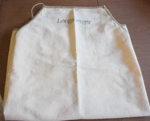 Longaberger Cloth Apron Cream Khaki Sage Green Canvas Baking Gardening One Size - Picture 1 of 10