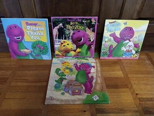 Puzzle vassoio metallo "Barney & Friends" H1898 8 pezzi LIBRI ZOO PASQUA BJ BOP - Foto 1 di 5