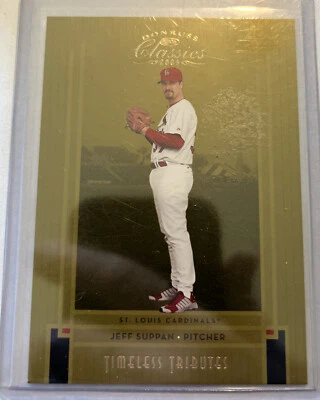2005 Donruss Classics Gold Timeless Tributes Jeff Suppan s/n 37/50 Card #37 - Image 1 of 3