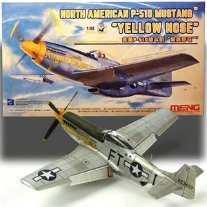 MENG LS-009 1/48 NORTH AMERICAN P-51D MUSTANG 'YELLOW NOSE' no glue required KIT - Bild 1 von 5