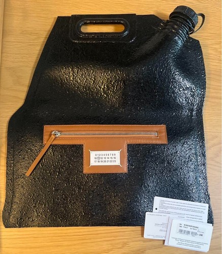 Maison Margiela borsa tote rivestita con tappo bottiglia nera mai usata