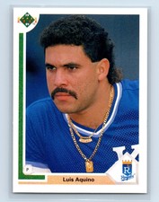 1991 Upper Deck Straight from the Pack Luis Aquino Kansas City Royals #504