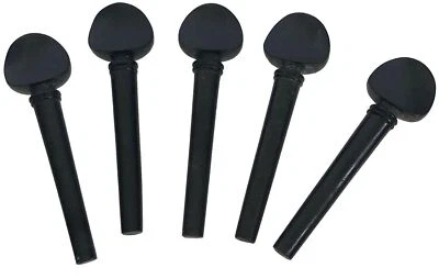 8cm Genuine Turkish Oud Peg Wood Ebony - set of 5 - Image 1 of 4