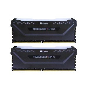 Corsair Vengeance RGB Pro 16GB (2x8GB) DDR4 DRAM 3600Mhz C18 Memory Kit - Black - Afbeelding 1 van 3