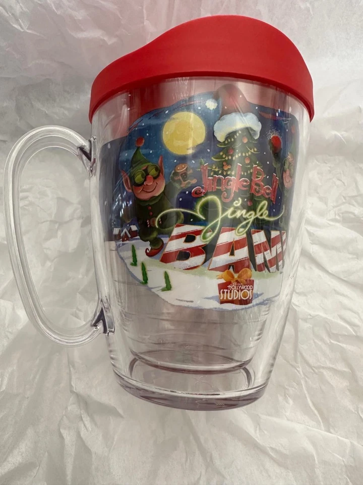 Tervis Vaso Universal Studios Jingle Bam Taza de Café Taza Vacaciones Aislado Nuevo Foto 1 de 1