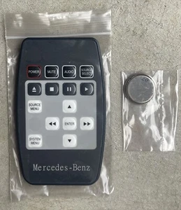 MERCEDES-BENZ ML MK1 MONITOR DVD REAR SEAT ENTERTAINMENT REMOTE CONTROL - Picture 1 of 5