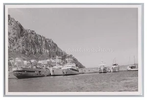 Capri Italien 1953 - Hafen Dampfer Schiffe - Altes Foto 1950er - Bild 1 von 2