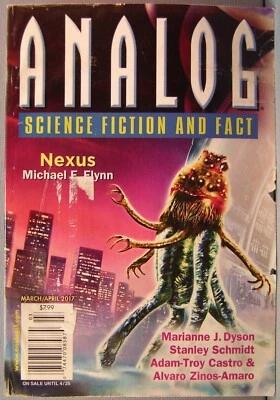 Analog Science Fiction and Fact March/April 2017 Fair+ - Image 1 of 3