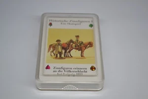 DDR Skatkarte Historische Zinnfiguren Teil 1 Völkerschlacht Leipzig 1813 Skat - Bild 1 von 4
