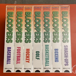 Wild World Of Soorts Bloopers 7 VHS Video Box Set Basketball Baseball Football - Picture 1 of 6