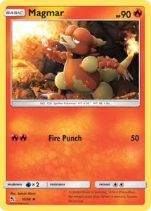 Magmar 10/68 Uncommon | Hidden Fates | Pokemon Card - Picture 1 of 1