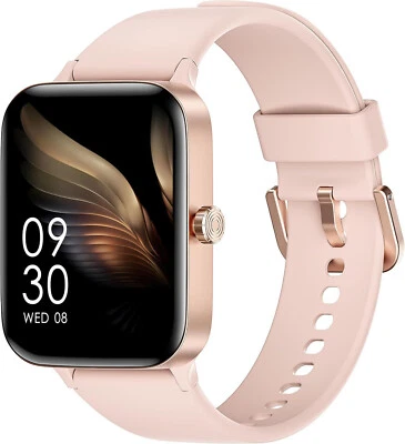 Smart Watch for Women Men 1.95" Fitness Tracker Watch with  iOS Android - Image 1 of 4