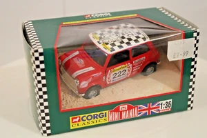 Corgi Mini Mania #04422 - BL/Rover Mini - 1997 Monte Carlo Historique - 1:36s - Picture 1 of 4