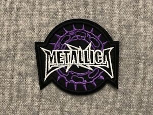 Metallica Embroidery Iron On Patch Badge Punk Rock Heavy Metal Band Logo C3