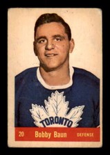 1957-58 Parkhurst #t20 Bob Baun FAIR RC Rookie Maple Leafs 549711