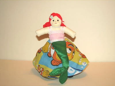 Boneca reversível Little Mermaid Topsy Turvy com Ursula Sea Witch & Prince 9" 10" - Imagem 1 de 4