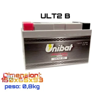 BATTERIA MOTO A LITIO UNIBAT ULT2B LITHIUM EXTRA 190ah 12V - Imagen 1 de 1