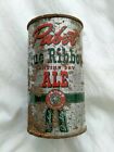 12oz Pabst Blue Ribbon Genuine Dry Ale Flat Top Beer Can Milwaukee Wisconsin