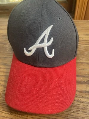 Atlanta Braves New Era Baseball Cap Youth 9 Forty Adjustable - Image 1 of 4