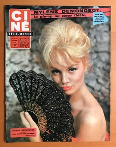 ►CINE REVUE 27/1960-MYLENE DEMONGEOT-LANA TURNER-JEAN SEBERG-JP BELMONDO-BARDOT - Imagen 1 de 16