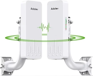 5.8G WiFi Bridge,3KM Outdoor CPE, WiFi Bridges for Network Sharing & Extend IP65 - Picture 1 of 18
