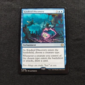 Kindred Discovery Commander: the Lost Caverns of Ixalan Regular MTG tcg card NM - Picture 1 of 2