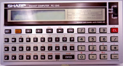 SHARP POCKET COMPUTER PC-1245  🟡 GETESTET - Bild 1 von 4