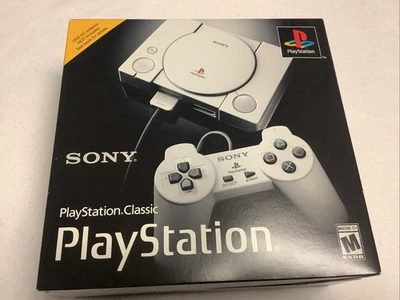 Sony PlayStation Classic Gray Console Mini Console - NIB Unopened - Image 1 of 3