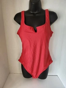 Red One Piece Swimsuit Size XL - Picture 1 of 3