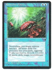 MTG Mana Drain Italian Ink on Surface FINE Used Magic Card - Picture 1 of 2