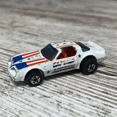 Vintage 1977 Hot Wheels Hot Bird ULTRA RARE White Captain America - Image 1 of 4