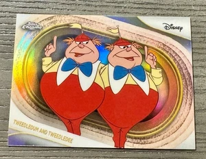 2025 Topps Chrome Disney Tweedledum and Tweedledee #179 Refractor - Picture 1 of 2
