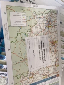 3 Sammelordner & 21 Abo Ausgaben OVP Großer Strassen Reiseatlas ATLAS Verlag - Bild 1 von 8