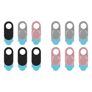 3x Metal Lens Cap Camera Privacy Protect Sticker Webcam Cover For Smartphone CB - Afbeelding 1 van 20