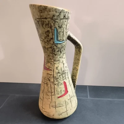 Scheurich FOREIGN 272 38 Vase Mid century Design Krugvase Vintage Keramik - Bild 1 von 4