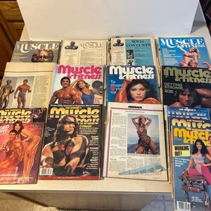 14 Vintage Joe Weider’s Muscle & Fitness 1979-1982 Bodybuilding Magazines Arnold - Imagen 1 de 15