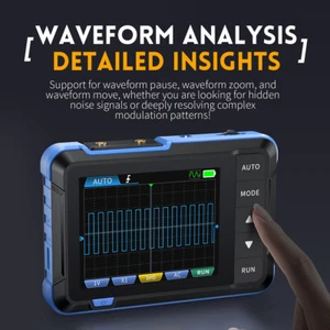 FNIRSI DSO153 2-in-1 Handheld Digital Oscilloscope Signal Generator 1MHz 5MSa/s - Picture 1 of 20