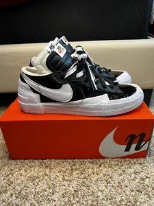 Nike Blazer Low x Sacai Patent Black US 8.5M - Picture 1 of 6