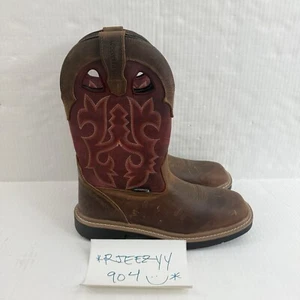 $180 Mens Size 8M Wolverine Rancher Durashock Wellington Pull On Safety Boots - Foto 1 di 16