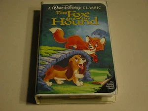 THE FOX AND THE HOUND 1994 VHS CLAMSHELL SCHWARZ DIAMANT WALT DISNEY WIE NEU - Bild 1 von 4