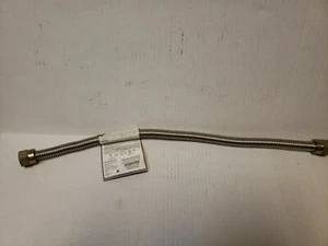 Easyflex EFGC-012-SS-1415-24 Stainless Gas Connector 3/4" MIP x 3/4" FIP x 24" L - Picture 1 of 7