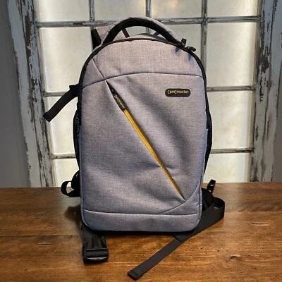 PROMASTER Camera Bag Lenses Backpack Gray Pockets 14” Tall Impulse Model  - Image 1 of 4