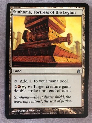 Sunhome, Fortress of the Legion X (4) MTG Excellent/NearMint Ravnica(RG) 4RCards - Image 1 of 2